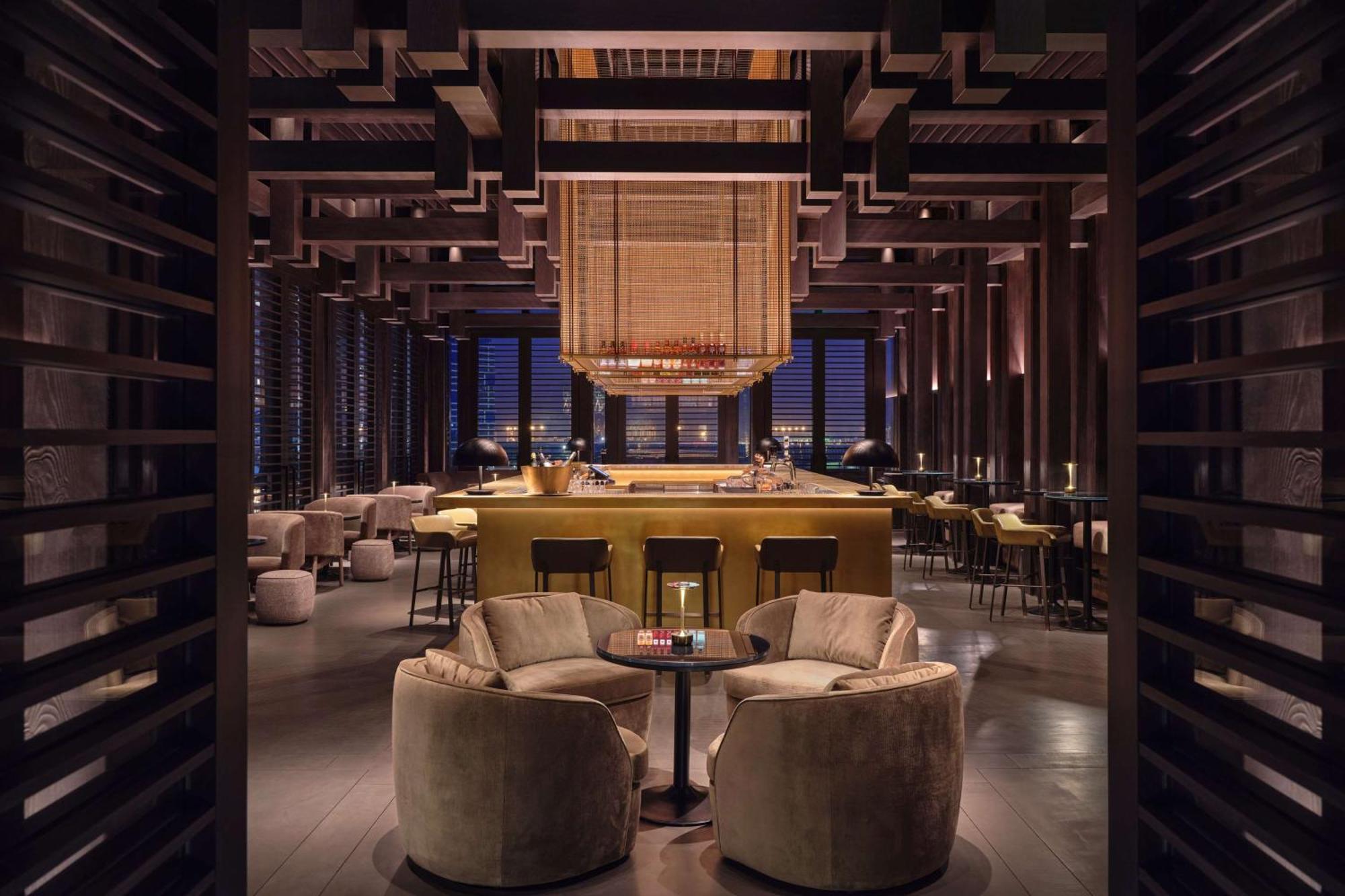 Conrad Shenzhen, The First Art Museum Hotel In Greater Bay Area With The Stunning Bay And Sunset View In The Hotel Terrace Екстер'єр фото